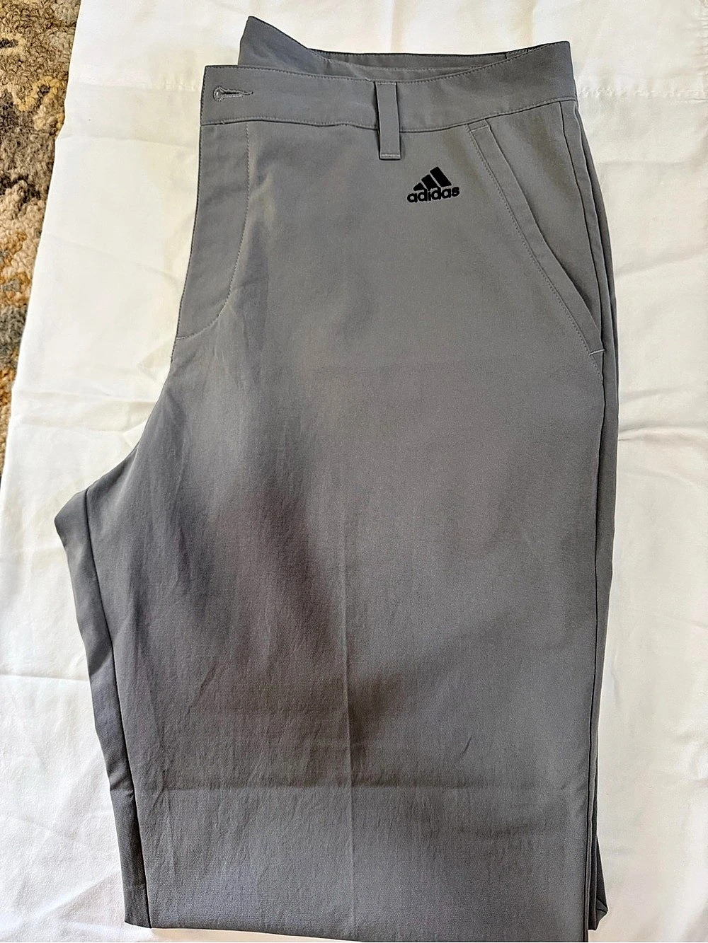 Adidas Mens Gray Golf Pants